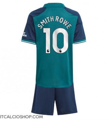Arsenal Emile Smith Rowe #10 Terza Maglia Bambino 2023-24 Manica Corta (+ Pantaloni corti)